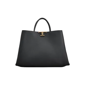 TOD'S T Timeless Logo Plaque Medium Tote Bag