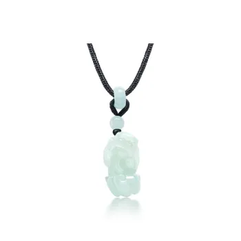 MOONS FAME Bean Type Jadeite Necklaces Unisex