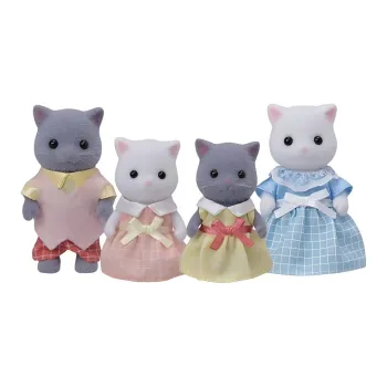 Sylvanian Families Animal Family Collection Persian Cat Family Dolls Plush Doll 7cm/8cm Height