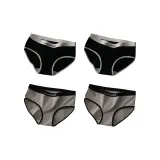 D Set-Urban-Chic Style Sporty Style-Black+Black+Gray+Gray (4 Pack)