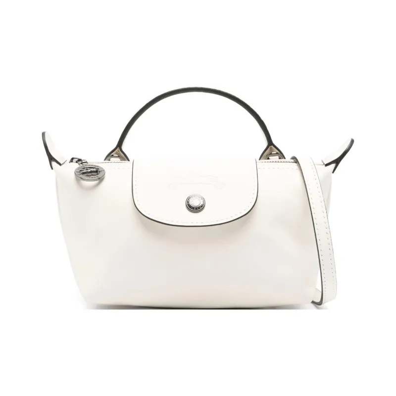 LONGCHAMP Debossed-logo Leather Mini Bag-0