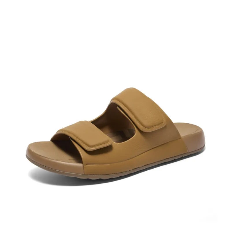 BELLE Slide Slippers Men Black, Yellow-1