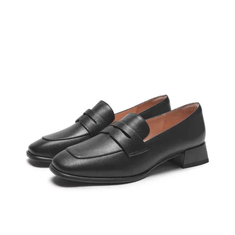 Hotwind Loafers 3cm Women's Black-2
