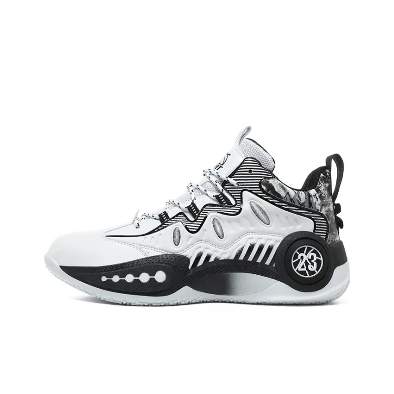 Black tailed Deer Shock Absorbers With Slip Resistant And Abrasion Resistant Properties Low Top Basketball Shoes Unisex-6