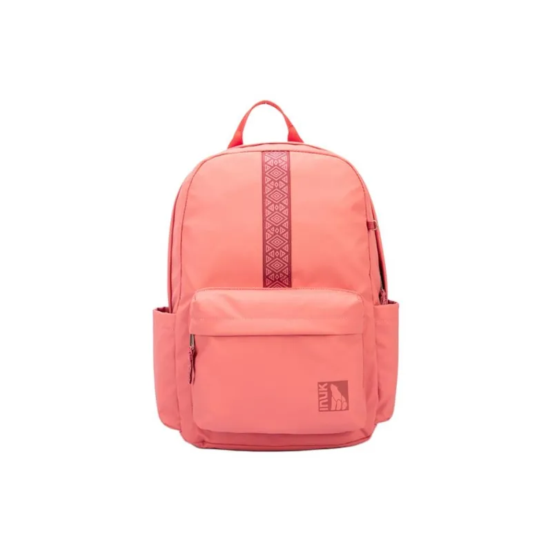 INUK Polyester Backpack Regular Unisex Yellow/Milk Tea Beige/Green/Pink-25