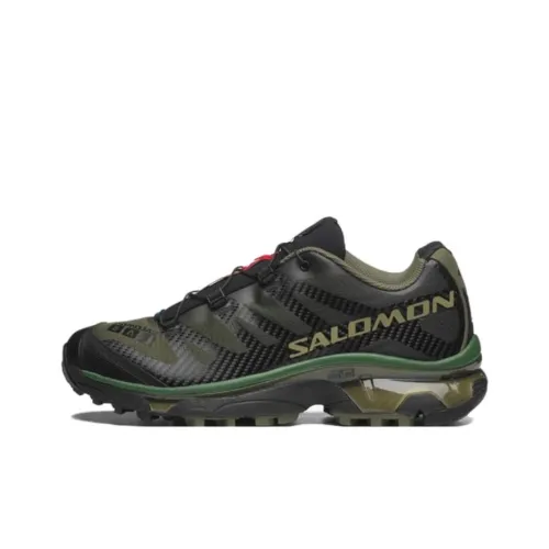 SALOMON XT-4 Running Shoes Unisex Low-Top Black/Green