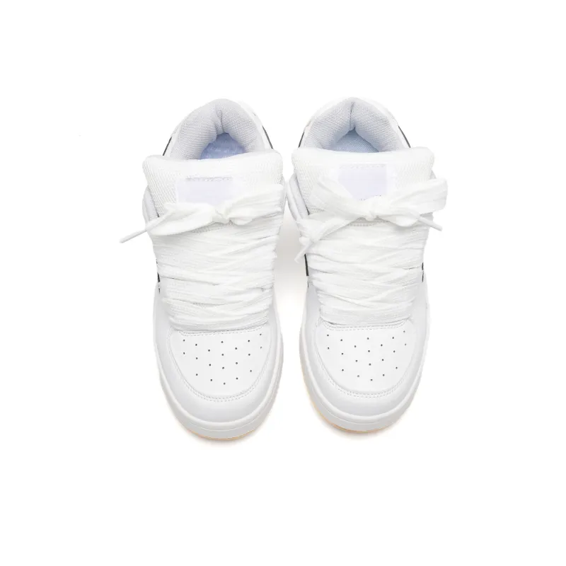 OAOQ Height Increasing Wear-Resistant Lightweight Breathable Slip-Resistant Low-Top Skateboard Shoes Unisex Box-16
