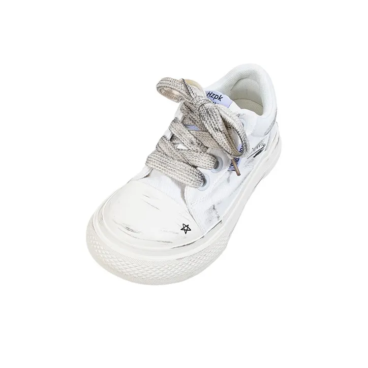 BOOM GUY POW Explosion Energy 70% Box Anti Slip And Wear Resistant Lightweight Low Top Skateboard Shoes Unisex White-2