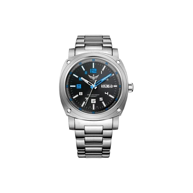 YELANG Pilot Collection Automatic Mechanical Movement Watch Men's Watches Black Dial-2