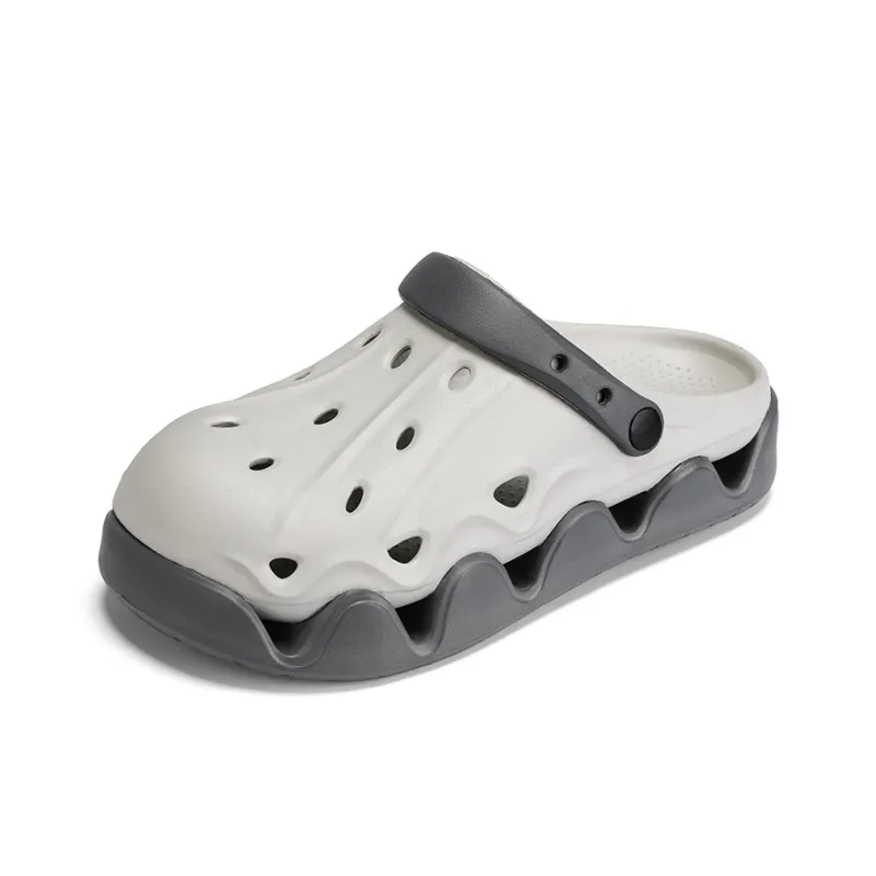 OUBT Wave Platform Design Clogs Unisex-14