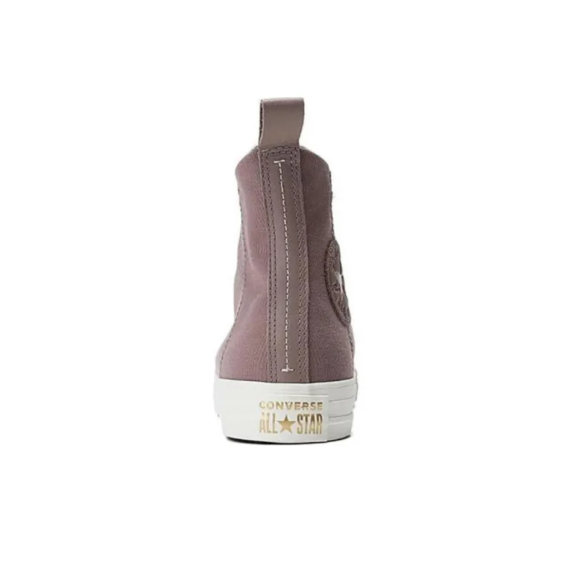 Converse Anti-Slip Wear-Resistant High-Top Canvas Shoes Unisex Taupe-3
