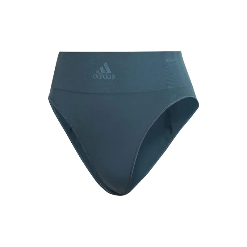 Adidas Active Seamless Micro Stretch High Leg Underwear Underpants Women's 1 Pack Arctic Blue-0