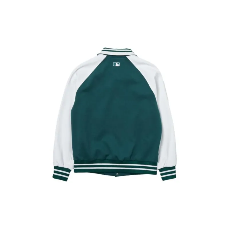 MLB New York Yankees Jackets Coats Unisex Dark Green-1