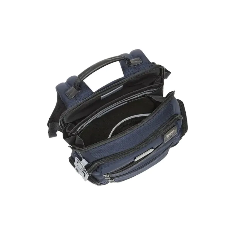 TUMI Ballistic Nylon With Cow Leather Backpack Men's Indigo-3