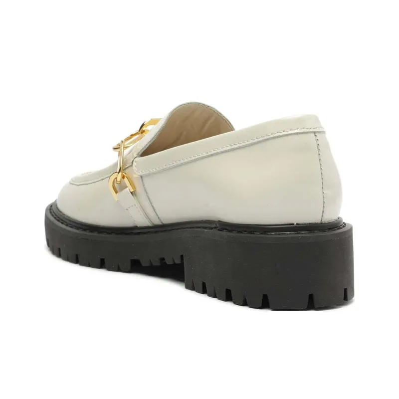 Schutz Christie Loafers 3.6cm Women's White-3