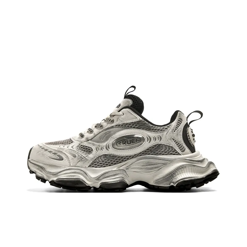 TRUEN Bubble Collection Slip Resistant Breathable Height Increasing Low Top Chunky Sneakers Unisex-10