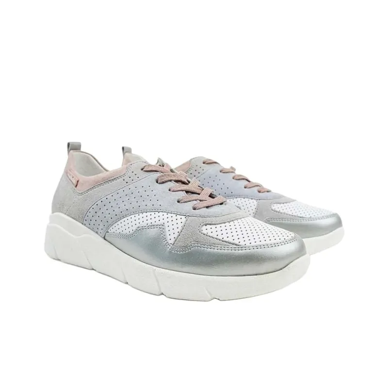 MEPHISTO Low-Top Casual Shoes Women's Light Blue-2