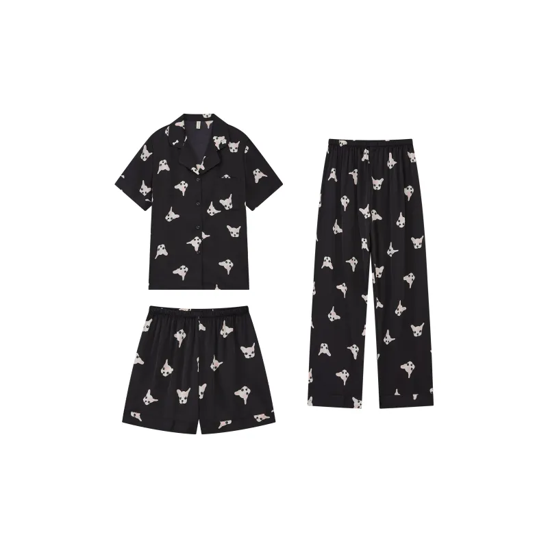 Kosrood Pajama Set Women's Black-0