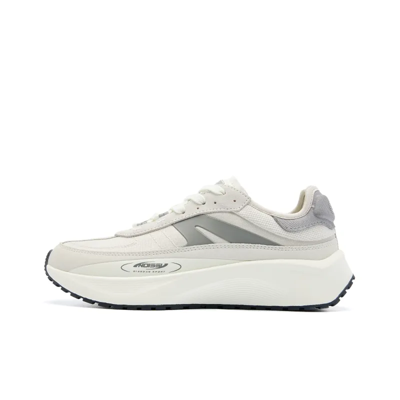 QIAODAN Monologue 3.0 Casual Shoes Women's Low Top Crescent Ivory-0