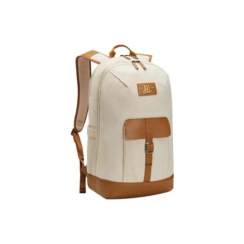 Wilson Tennis Backpack All Scenarios Unisex Can Hold 2 Rackets, With A Separate Shoe Compartment. Ecru-1