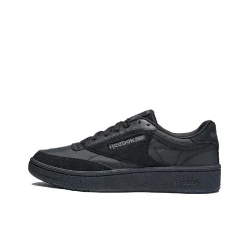 Reebok Club C Skateboard Shoes Unisex Low-Top Black