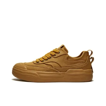 JIPIAO Low-Top Canvas Shoes Unisex Maple Yellow Please Order One Size Down