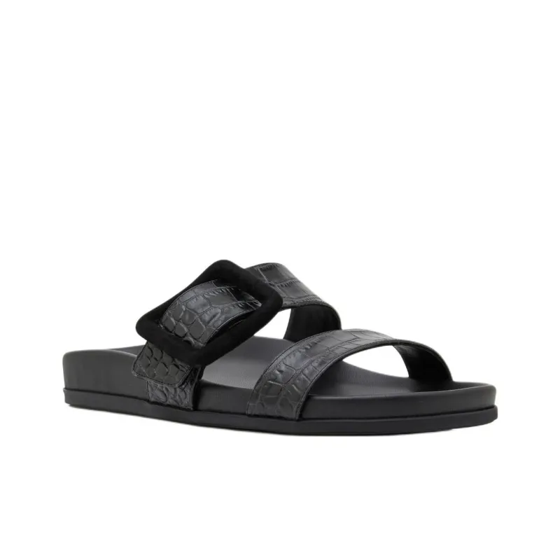 MANOLO BLAHNIK Slide Slippers Women's Black-2