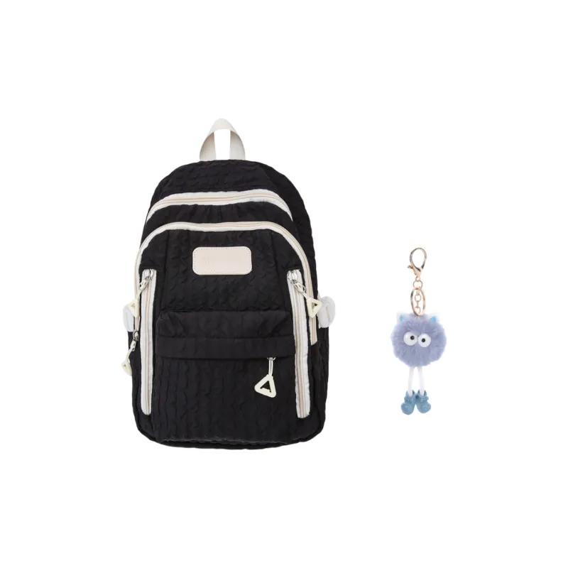 KAMLUI Nylon Backpack Laptop Bag Mini Women's Multicolor-14