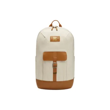 Wilson Tennis Backpack All Scenarios Unisex Holds 2 Rackets Independent Shoe Compartment Ecru