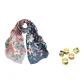 Dark Blue Gift Box Set (Random Silk Scarf Buckle)