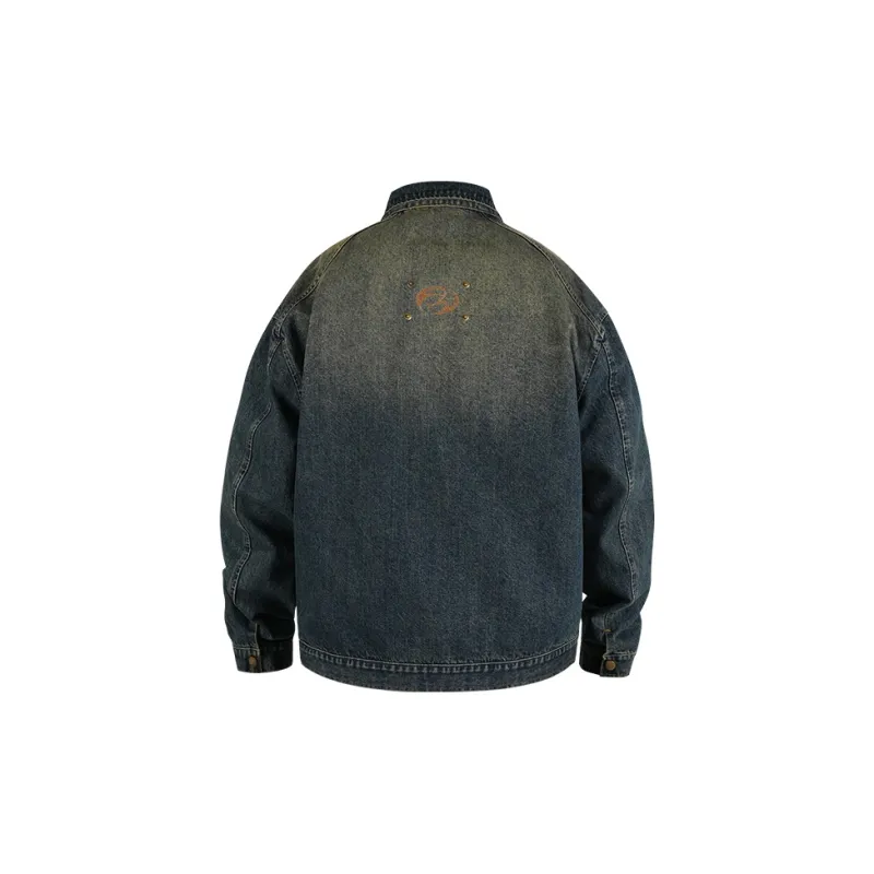 Antidote Worldwide Denim Jacket Unisex Vintage Blue-1