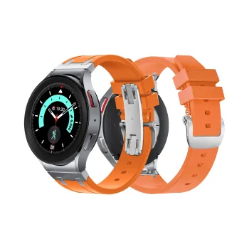 AKGLEADER Samsung Compatibility Watch Band Silicone Material