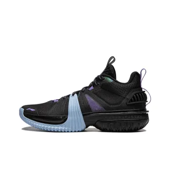 LiNing Storm 2024 Cushioning Breathable Lightweight Rebound Low Top Basketball Shoes Men's Black