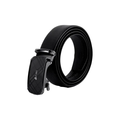 FIRS Formal Business Automatic Buckle Comfortable Elegance Top Grain Cow Leather Belts Men's 3.5cm