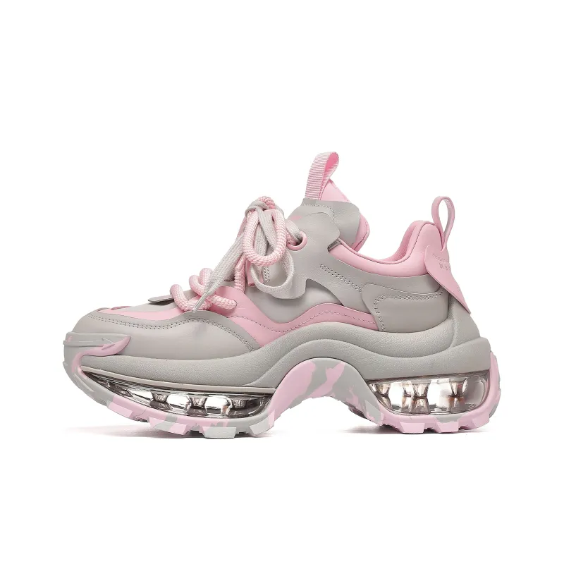 LEECAT STUDIO Cushioning Rebound Height Increasing Abrasion Resistant Breathable Low Top Casual Shoes Women's-7