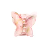 Marble Pattern Butterfly Claw Clip[Pink]1 Pack