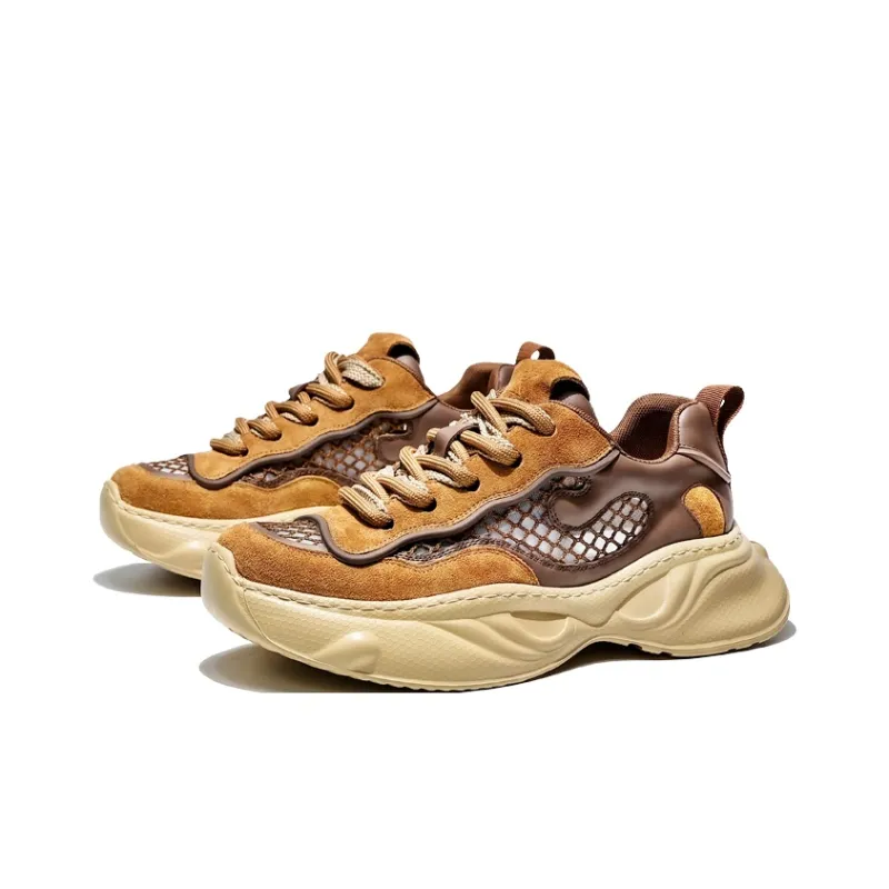 MOERBAI Wear Resistant Breathable Lightweight Height Increasing Low Top Casual Shoes Unisex-15