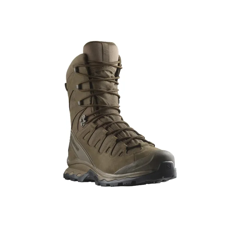 SALOMON QUEST 4D FORCES 2 Anti-Slip Wear-Resistant High-Top Hiking Shoes Unisex Earth Brown-2