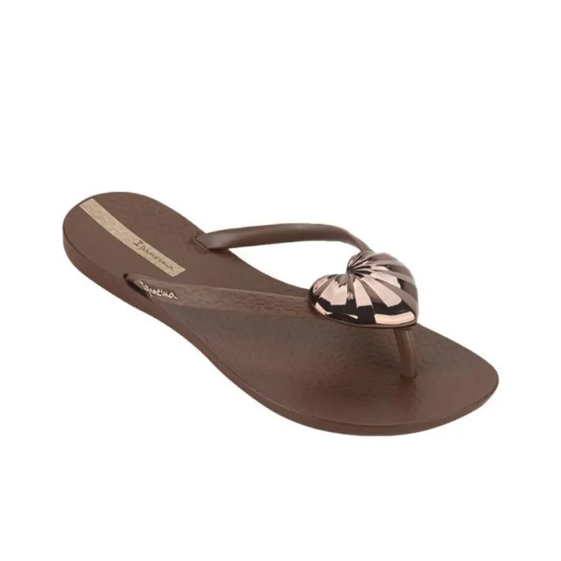 Ipanema Abrasion Resistant Flip Flops Women's Brown-1