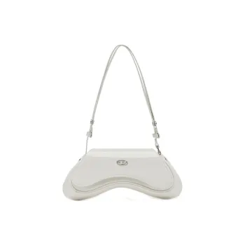 DIESEL Polyurethane Handbag, Shoulder Bag Women's White