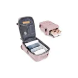 Pink Purple Upgraded (with Wet-Dry Separation Pocket, Individual Shoe Compartment, and Individual Laptop Compartment)