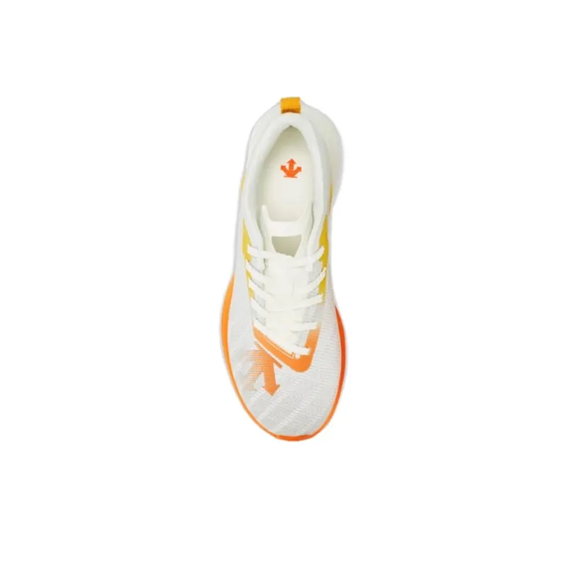 DESCENTE DELTA Anti Slip Wear Resistant Low Top Casual Running Shoes Women's White Orange-2