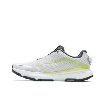 FILA Cushioned Slip Resistant Breathable Lightweight Low Top Running Shoes Men's Bright White/Sulfur Spring Green