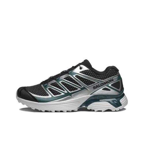 SALOMON XT-Pathway Anti-Slip Wear-Resistant Low-Top Outdoor Shoes Unisex Black Silver
