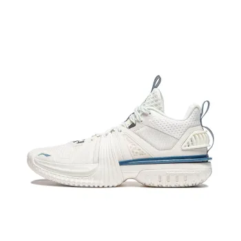 LiNing Storm 2024 Cushioning Breathable Lightweight Rebound Low Top Basketball Shoes Men's Ivory