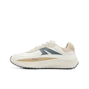 QIAODAN Monologue 3.0 Casual Shoes Women's Low-Top Raw Denim Ivory