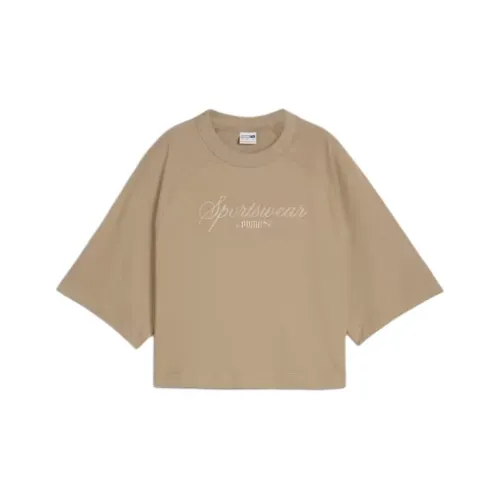 PUMA CLASSICS T-Shirt Women's Brown