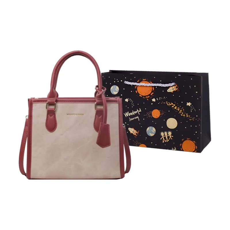 SWIMADE PU Shoulder Bag, Handbag Regular Women's Brown/Black/Coffee/Red-16