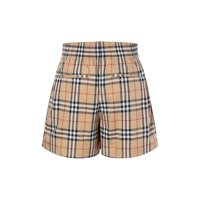 Burberry Vintage Check Side Stripe Shorts 'Archive Beige'-1