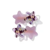 [Purple White]Acetate Stars Hair Clip